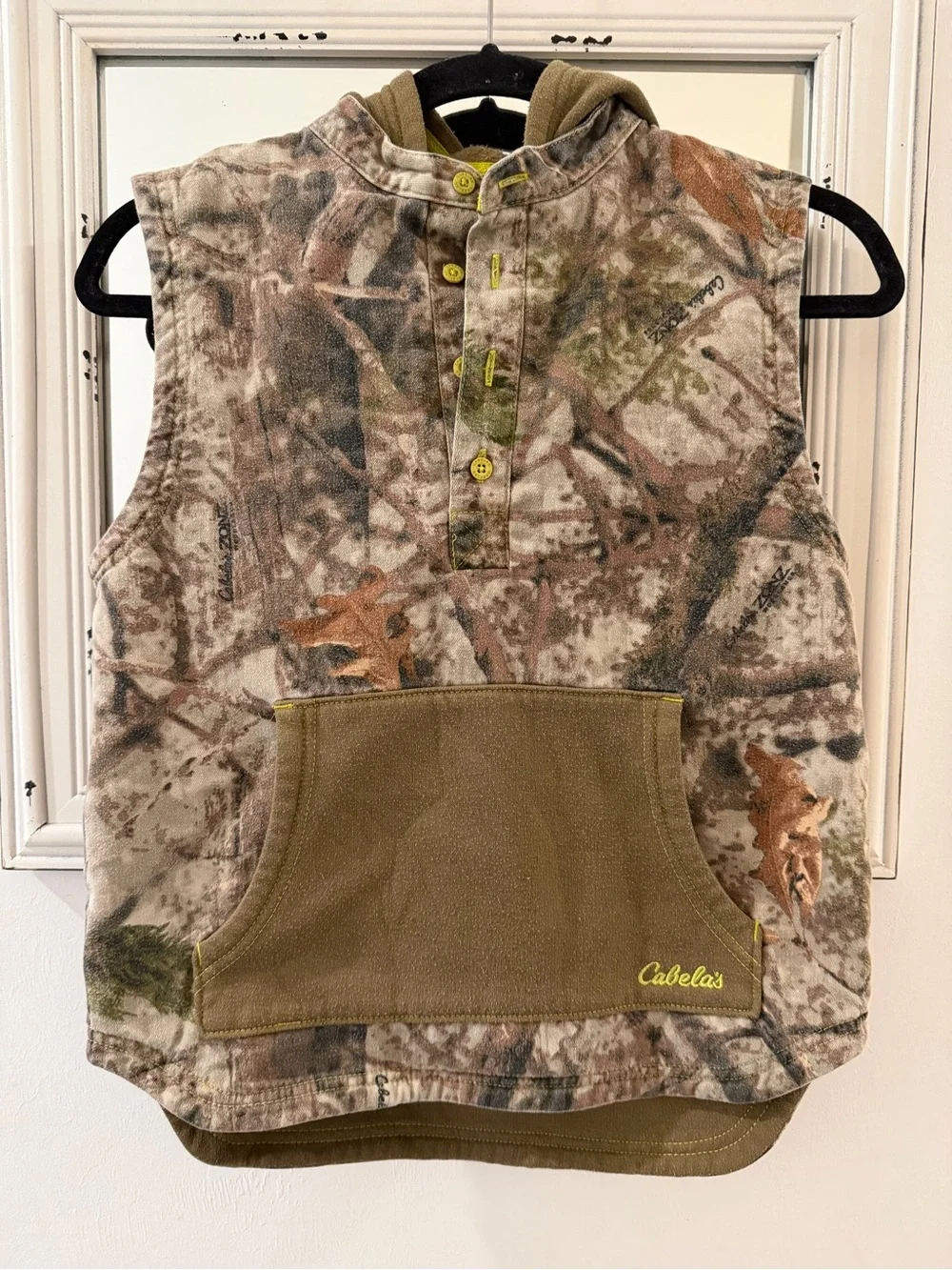 Cabela's Camo Hooded Vest